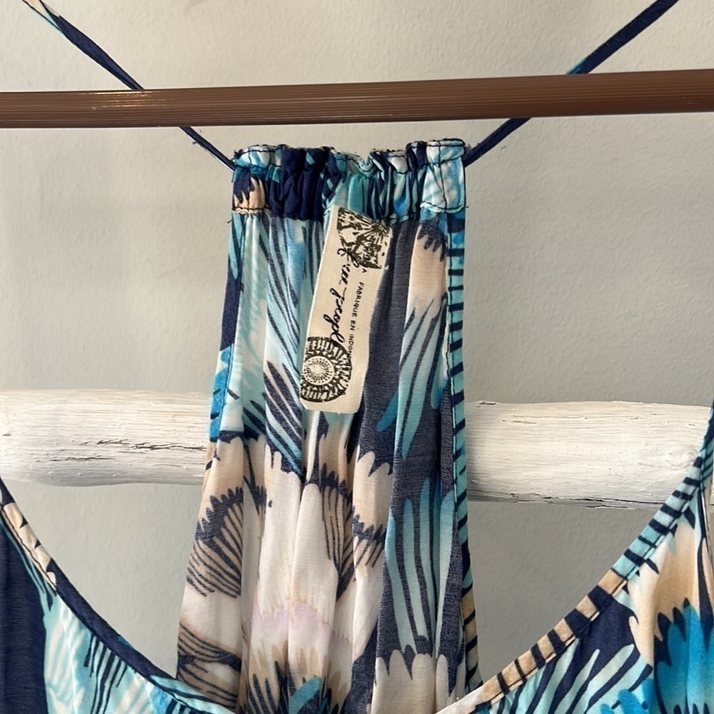 Free People Boho Midi Spring Patterned Racerback … - image 7